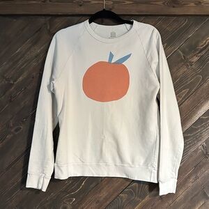 Winter Water Factory adorable, organic apple sweatshirt